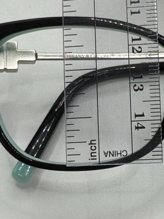 Tiffany & Co TF2207 8055 Eyeglass Frames Black Blue Italy w/ Case main image 9